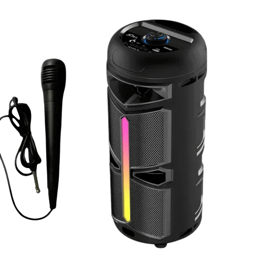 Sing-E ZQS4293 Mini 2.0 Channel 20W Bluetooth Speaker with Mic RGB Blue - 5