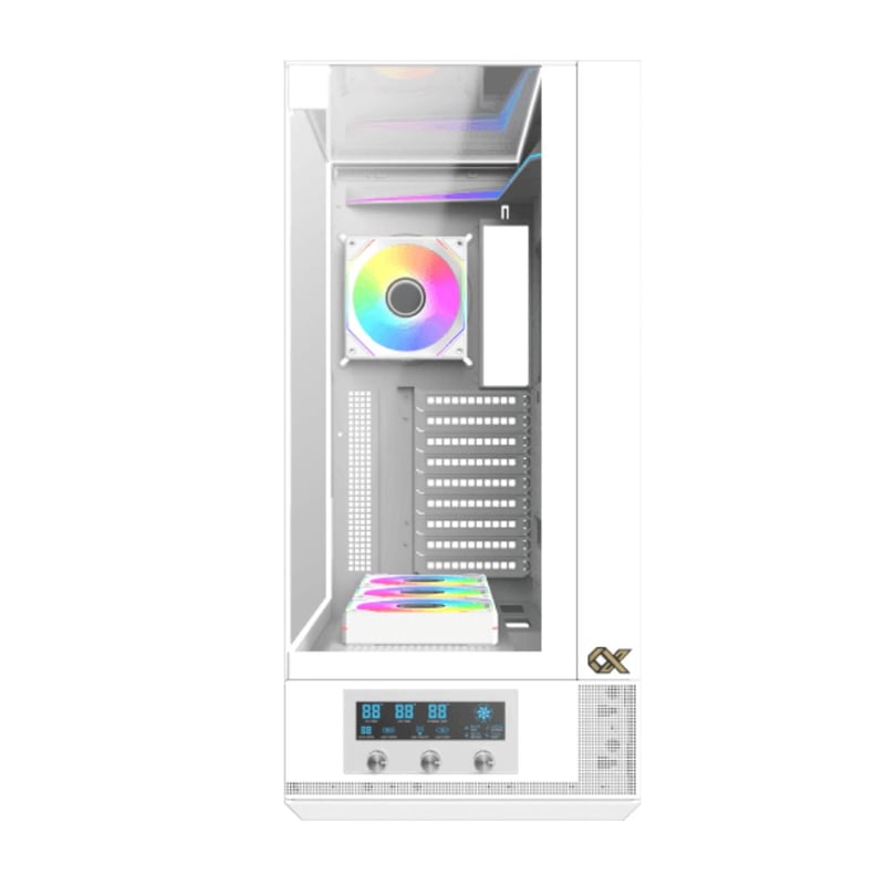 XIGMATEK Vision Pro Arctic Mid-Tower ATX Case White Tempered Glass - 6