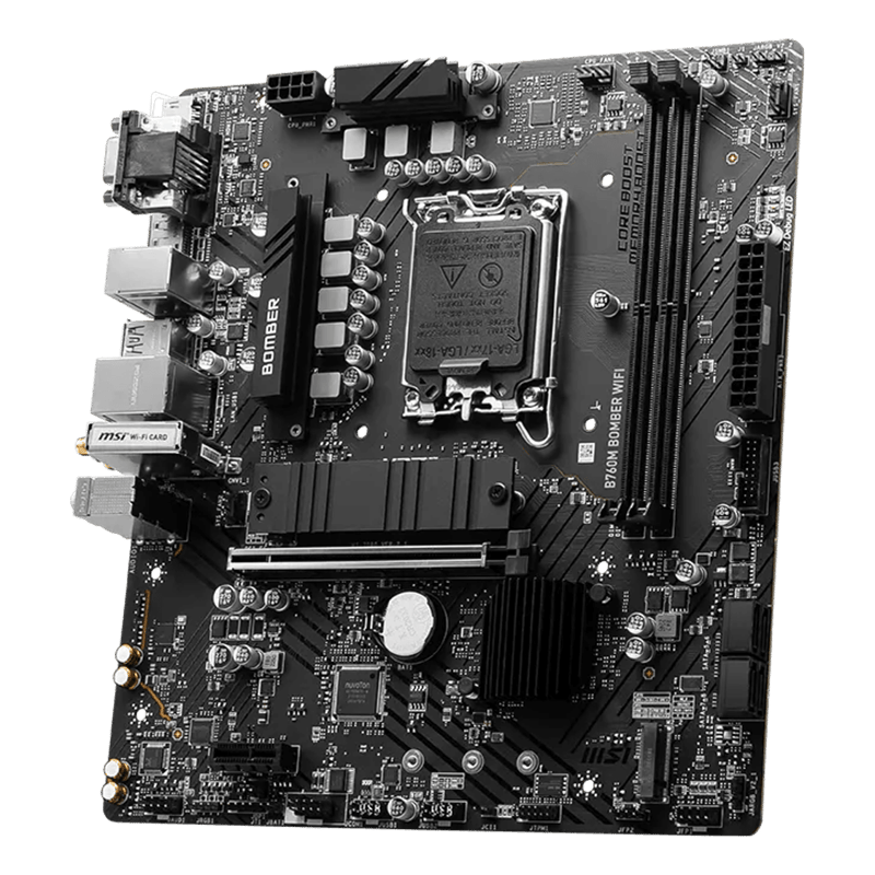 لوحة أم MSI Bomber B760 Micro-ATX LGA1700 DDR5 - 4