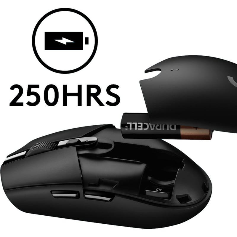 ماوس Logitech G305 12000 DPI لاسلكي أبيض - 8