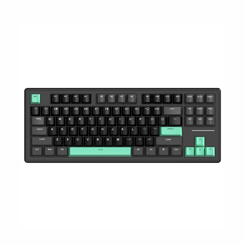 Attack Shark M87 Wireless Mechanical Keyboard 75% Black Green - 10