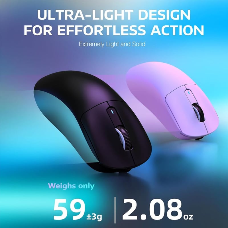 ماوس Attack Shark X3 Pro 26000 DPI Dual-Mode Black - 9
