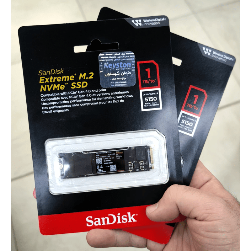 SSD SanDisk Extreme 1TB NVMe M.2 PCIe 4.0 - 5