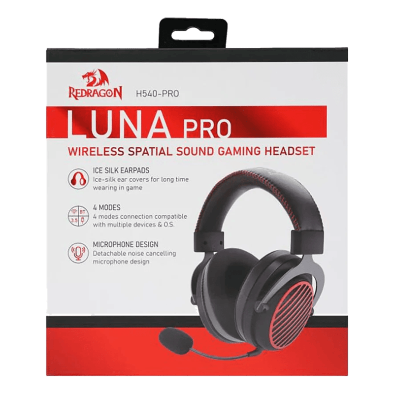 Redragon Luna H540 Pro Headset Black Dual-Mode - 4