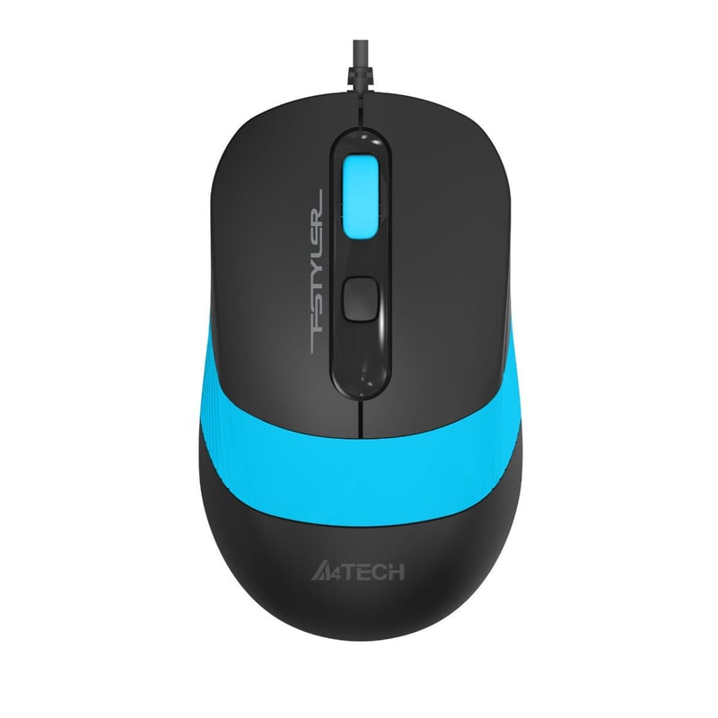 ماوس A4Tech FM10S 1600 DPI سلكي أزرق - 13