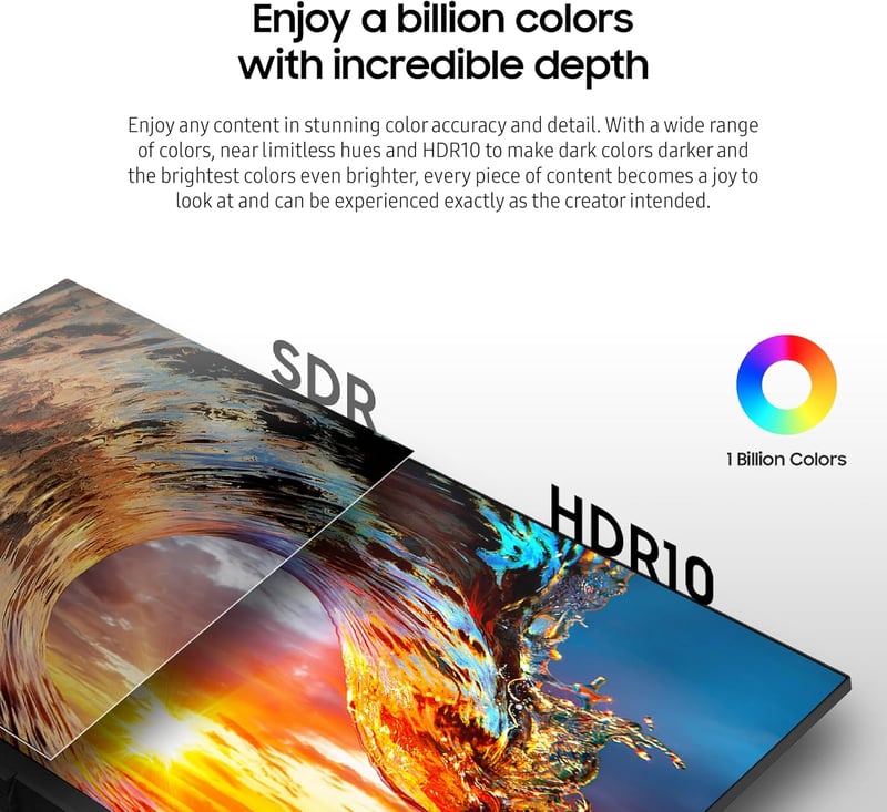 Samsung ViewFinity S6 34" UWQHD 100Hz VA Curved Monitor - 9