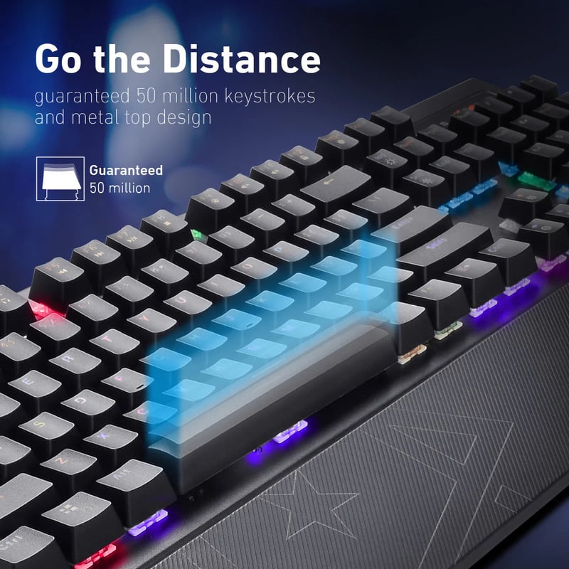 Vertux Toucan Pro Mechanical Gaming Keyboard Wired RGB - 3
