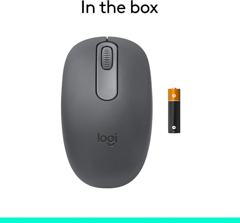 ماوس Logitech M196 1000 DPI لاسلكي رمادي - 18