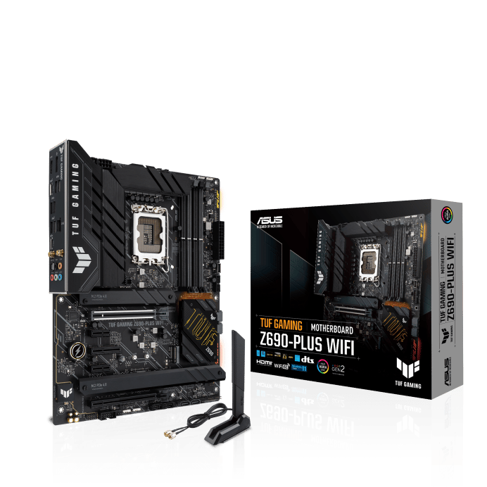 مذربورد أسوس TUF GAMING Z690-PLUS لمعالجات LGA 1700 مقاس ATX مع DDR5 و PCIe 5.0 وشبكة 2.5Gb - 1