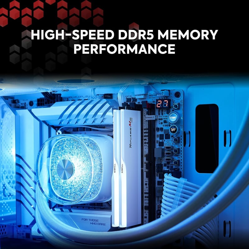 G.SKILL Ripjaws M5 RGB 32GB (2x16GB) DDR5 6000MT/s CL28 White - 7