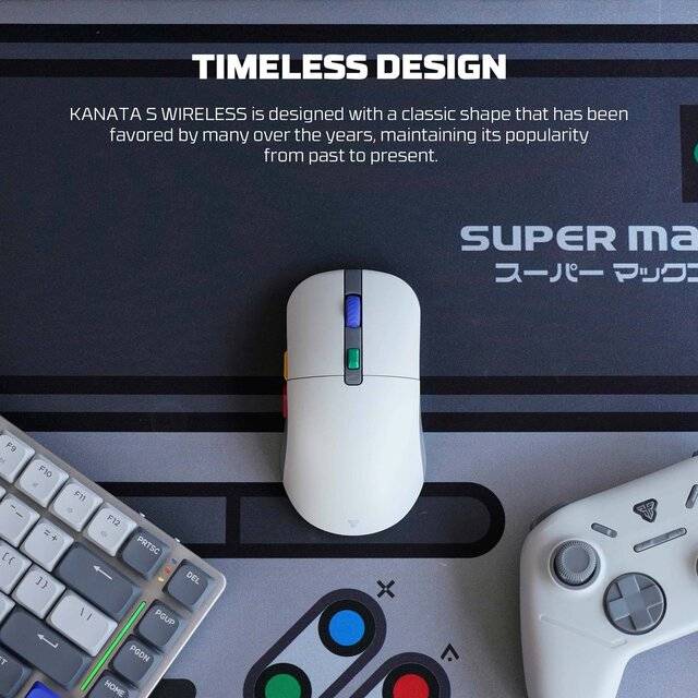 Fantech Kanata WG9S Wireless Gaming Mouse 12000 DPI Grey - 2