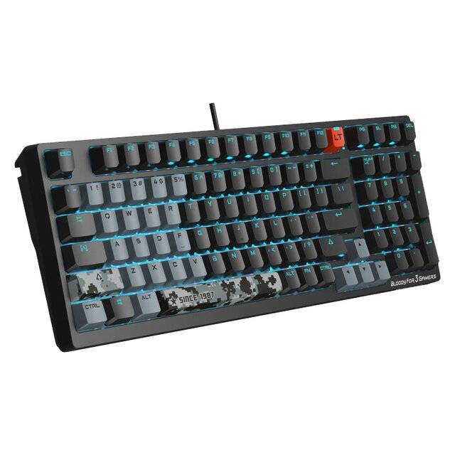 Bloody T98 Mechanical Keyboard (Pixel Black) - 2