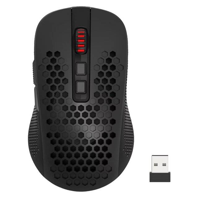 ماوس Redragon M694 HANA 7200 DPI لاسلكي RGB أسود - 1