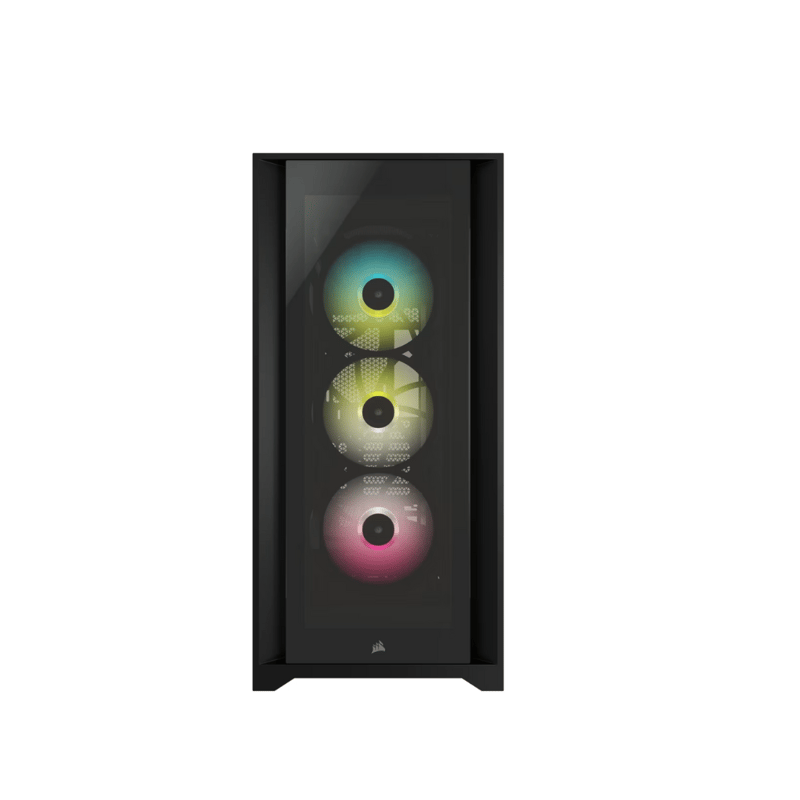 كيس Corsair iCUE 5000X Mid-Tower Black Tempered Glass RGB - 6