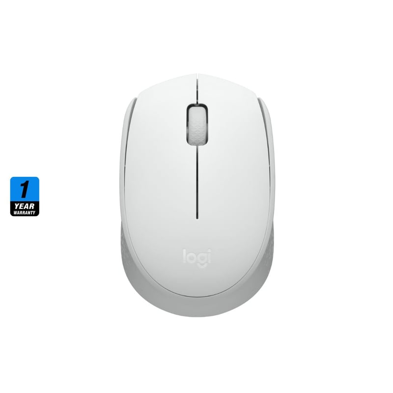 ماوس Logitech M171 1000 DPI لاسلكي أبيض - 1