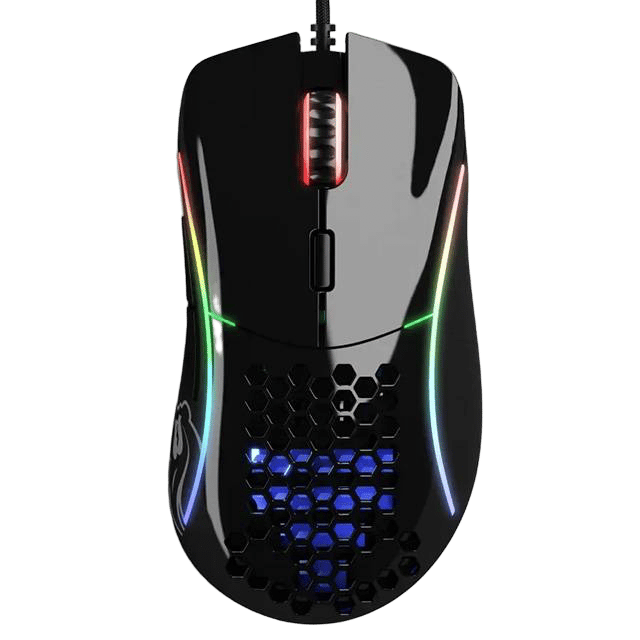 Glorious Model D Gaming Mouse Wired Glossy Black 3200 DPI - 4