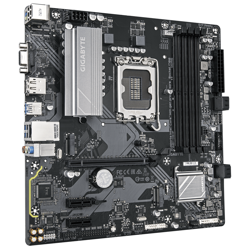 لوحة أم جيجابايت GIGABYTE B760M D3HP بمقبس Intel LGA 1700 ودعم ذاكرة DDR5 بحجم mATX - 4