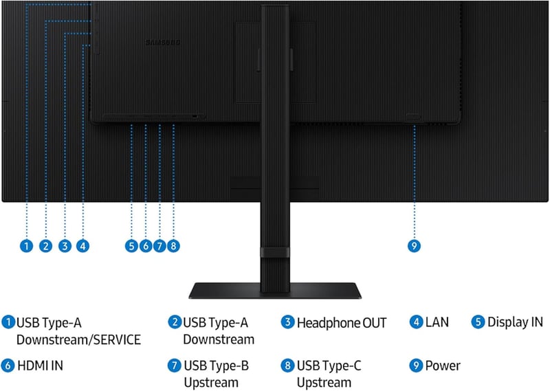 Samsung ViewFinity S8 S80UD 37" 4K 60Hz VA Monitor - 7