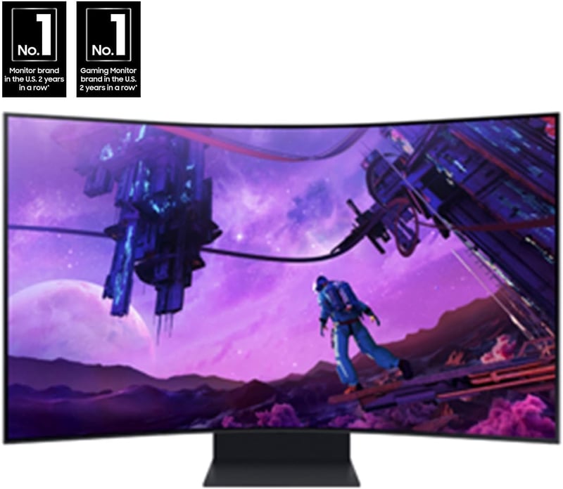 Samsung Odyssey Ark 55" 4K 165Hz VA Curved Gaming Monitor - 2