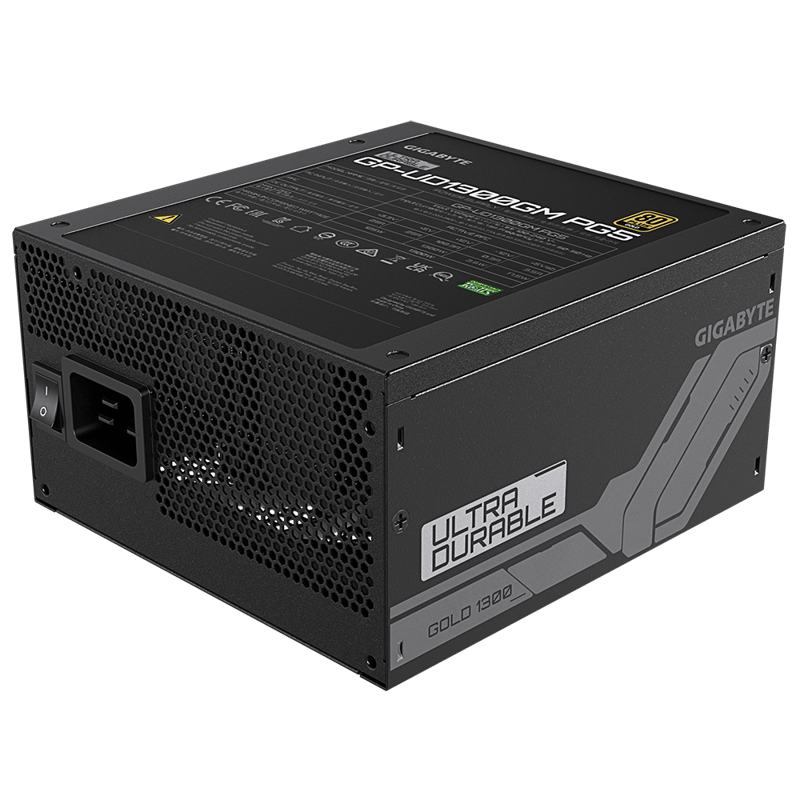 باور سبلاي Gigabyte UD1300M 1300W 80+ Gold Fully Modular Black - 4