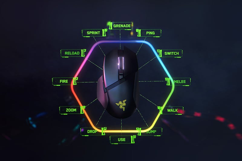 Razer Basilisk V3 Pro Wireless Gaming Mouse 30K DPI Black - 3