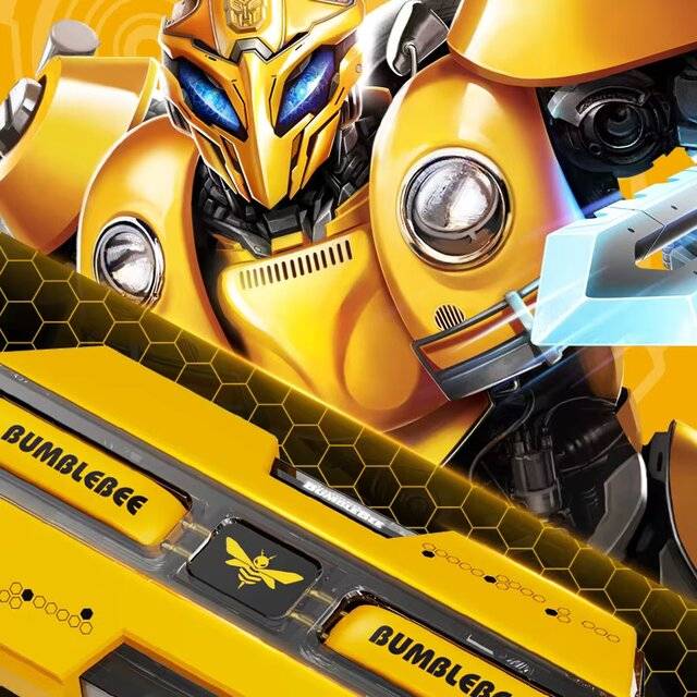 سماعات Transformers TF-T01 TWS بلوتوث 5.4 مع ميكروفون IPX5 أصفر - 2