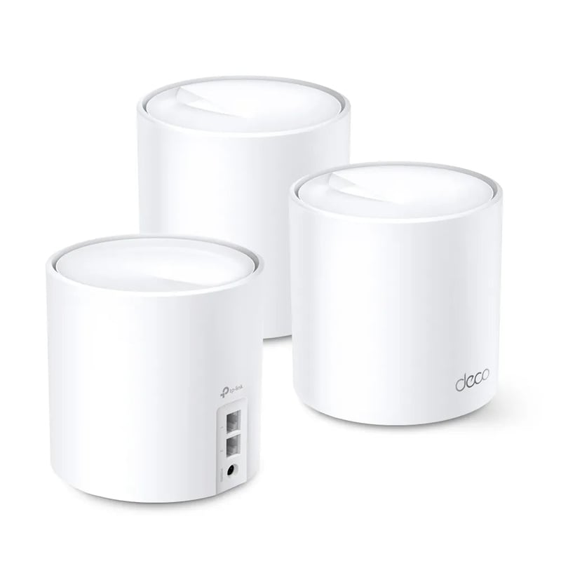 TP-Link Deco X60 AX5400 3-Pack WiFi 6 Dual-Band Mesh System - 3