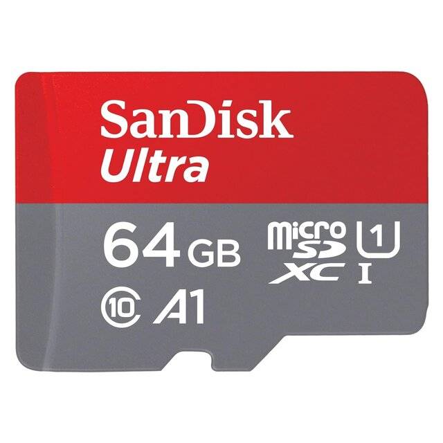 SanDisk Ultra 64GB MicroSDXC A1 Memory Card - 5