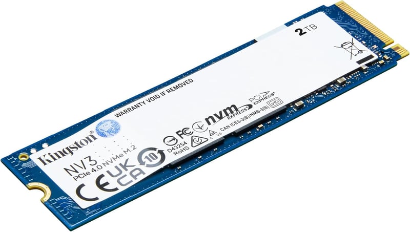 Kingston NV3 2TB NVMe M.2 PCIe 4.0 Internal SSD - 3