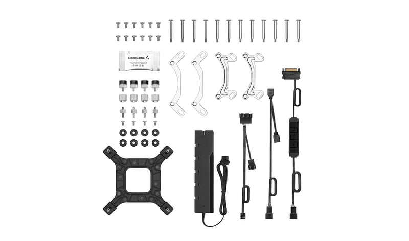 Deepcool GAMMAXX L360 A-RGB 360mm AIO Liquid Cooler White - 8