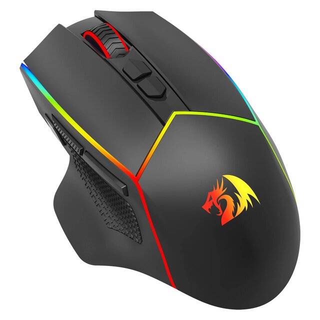 ماوس Redragon M814 AXE Pro 8000 DPI لاسلكي RGB - 1