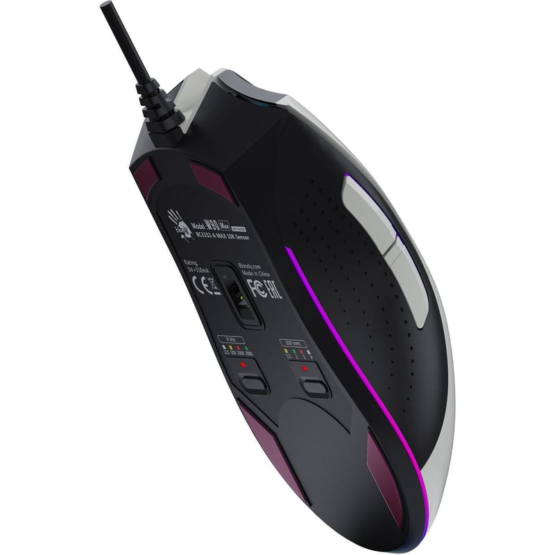 Bloody W90 Max Optical Gaming Mouse Wired 10000 DPI RGB - 4