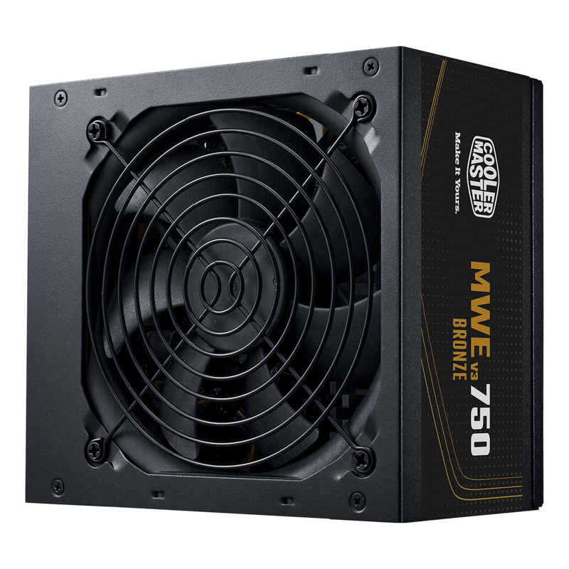 باور سبلاي Cooler Master MWE 750 V3 750W 80+ Bronze Non-Modular - 1