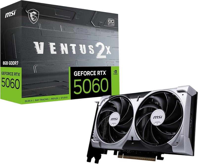 MSI Ventus GeForce RTX 5060 8GB GDDR7 2X OC - 10