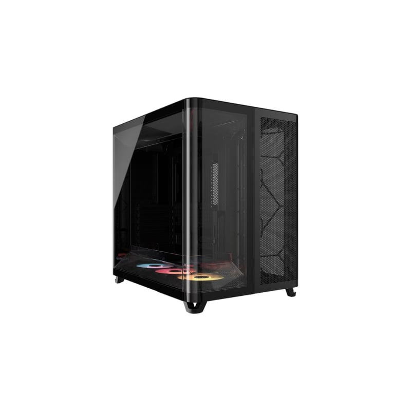 كيس Corsair 5400 RS-R Mid-Tower أسود زجاجي مقوّى ARGB - 1