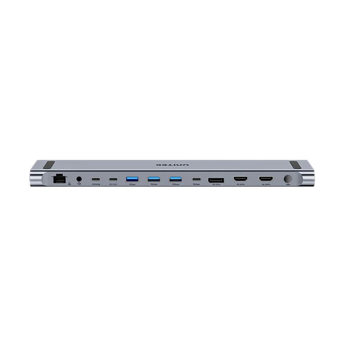 محول UNITEK UHB15 USB-C تريبل 4K KVM دوكينج ستيشن 100W PD - 6