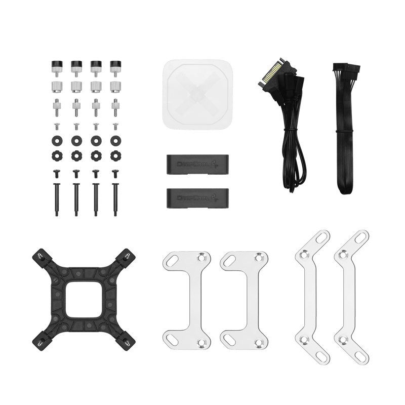 Deepcool LS320 AIO Liquid Cooler 120mm White - 9