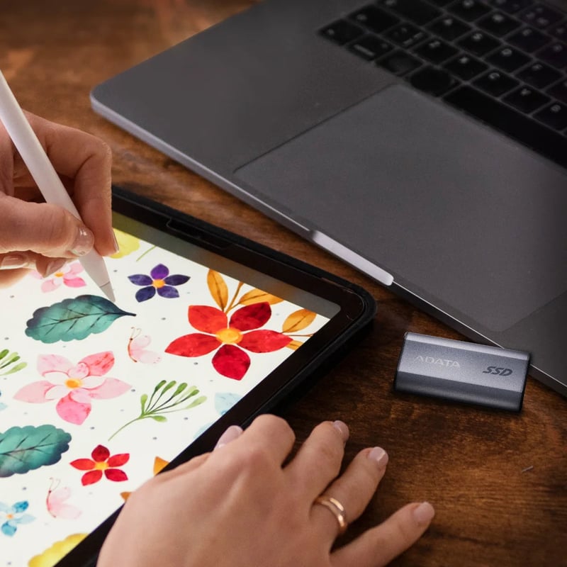 SSD ADATA SC750 1TB USB 3.2 Gen2 خارجي Gray - 8