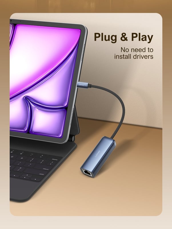 محول LDNIO RJ-01C USB-C إلى Ethernet - 6