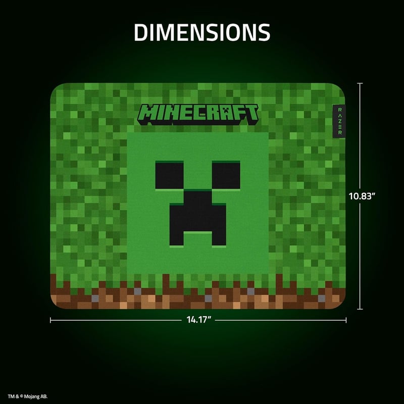 ماوس باد Razer Gigantus V2 Medium Minecraft Edition - 7