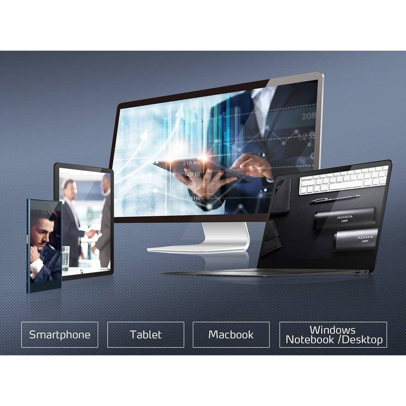 ADATA SE760 2TB USB-C External SSD - 3