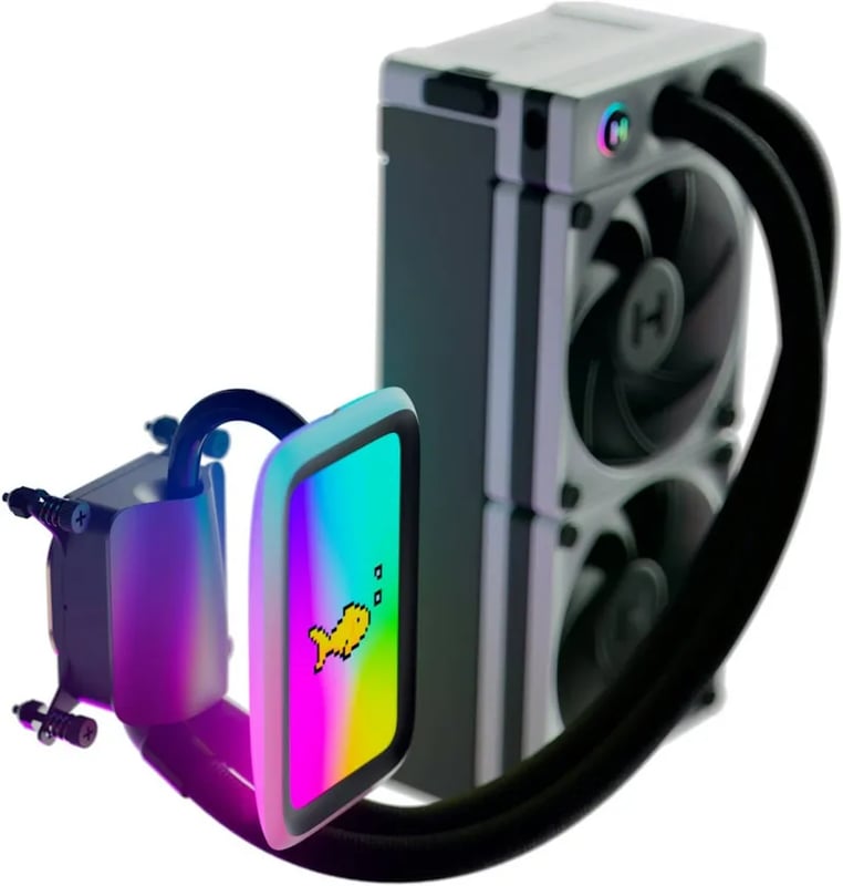 مبرد HYTE Q60 240mm AIO سائل QRGB أسود - 4