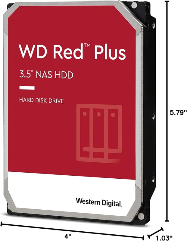 هارد WD Red Plus 6TB SATA 3.5″ داخلي - 8