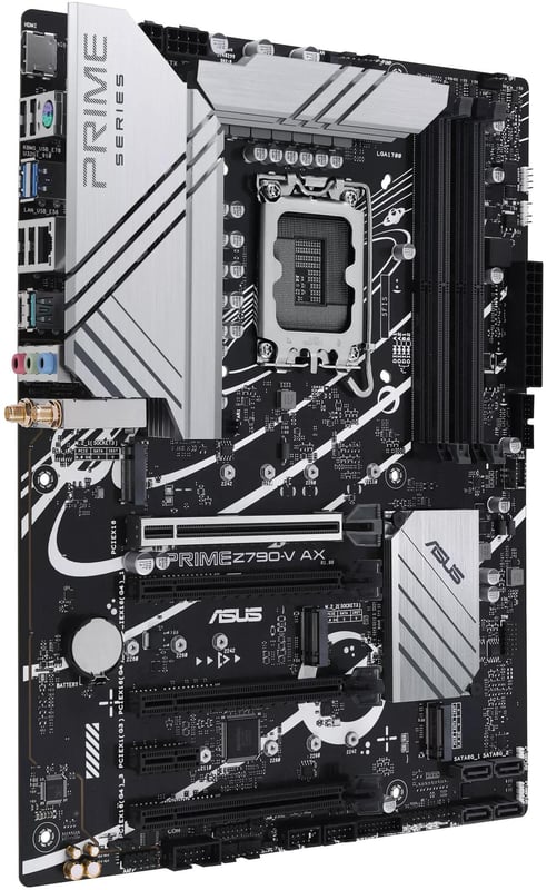 مذربورد أسوس PRIME Z790-V AX لمعالجات LGA 1700 مقاس ATX مع DDR5 و PCIe 5.0 و Wi-Fi 6 - 3