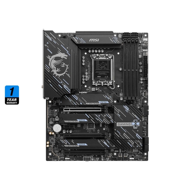 MSI Z890 GAMING PLUS WIFI LGA1851 ATX Motherboard - 2