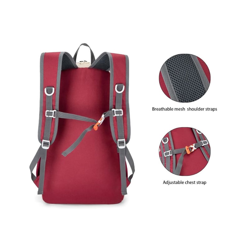 شنطة Raptor Travel Hiking 15.6 انج أحمر - 2