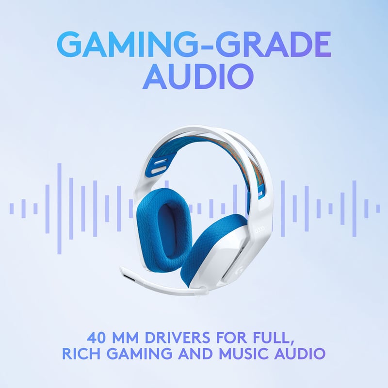 سماعات Logitech G335 سلكي أخضر - 12