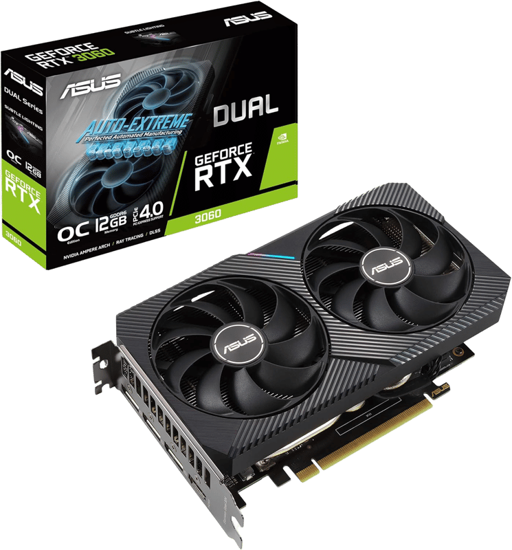 كارت شاشة ASUS Dual GeForce RTX 3060 12GB GDDR6 - 8