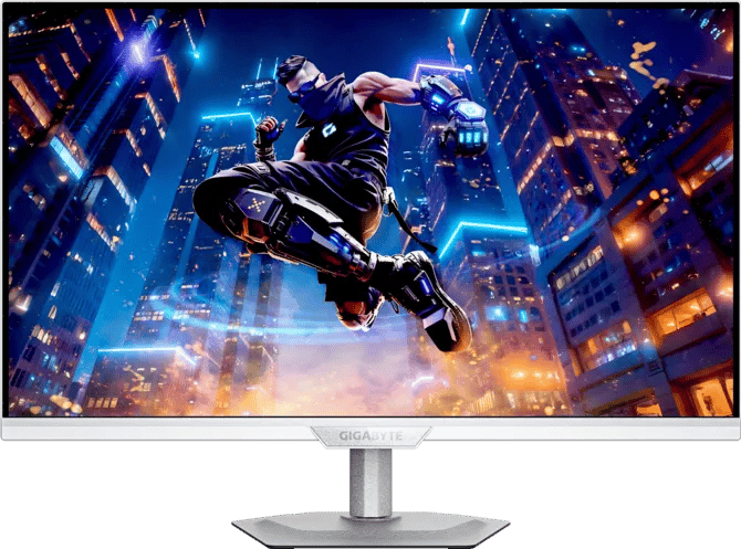 GIGABYTE M27UP ICE 27" Dual-Mode Gaming Monitor (4K 160Hz / FHD 320Hz) - 1