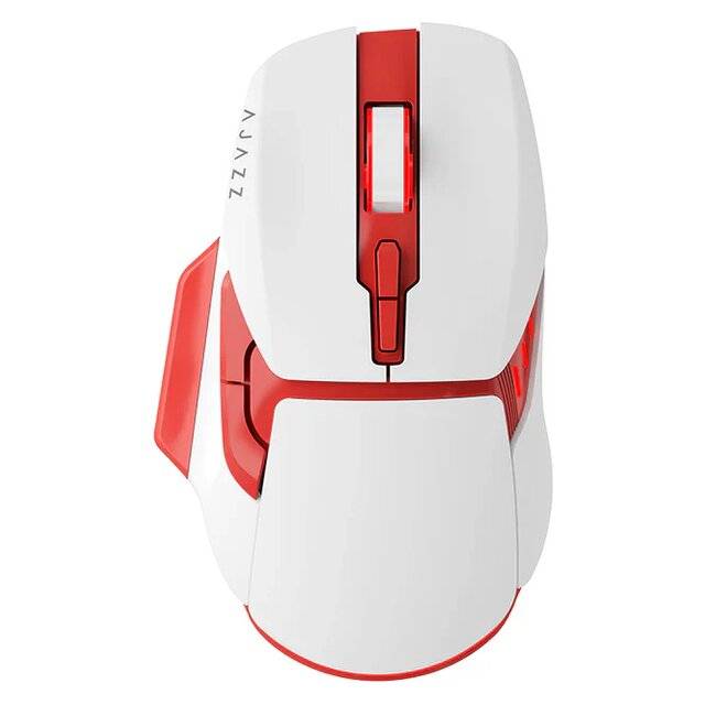 ماوس Ajazz AJ039 سلكي أبيض 4800 DPI RGB - 5